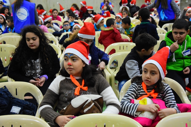 Saint Vincent de paul celebrating Christmas at Jesus & Mary school